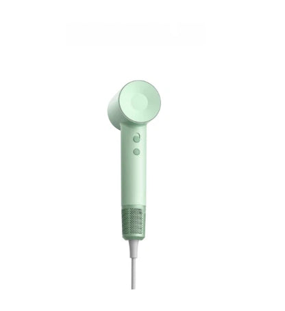 Laifen SE high-speed hair dryer in mint green, side profile of compact ionic dryer