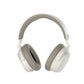 Sennheiser Accentum Plus adaptive noise cancelling wireless over-ear headphones in navy blue with cream earpads and Sennheiser logo