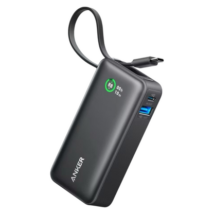 Anker Nano Power Bank (30W, Built-In USB-C Cable)