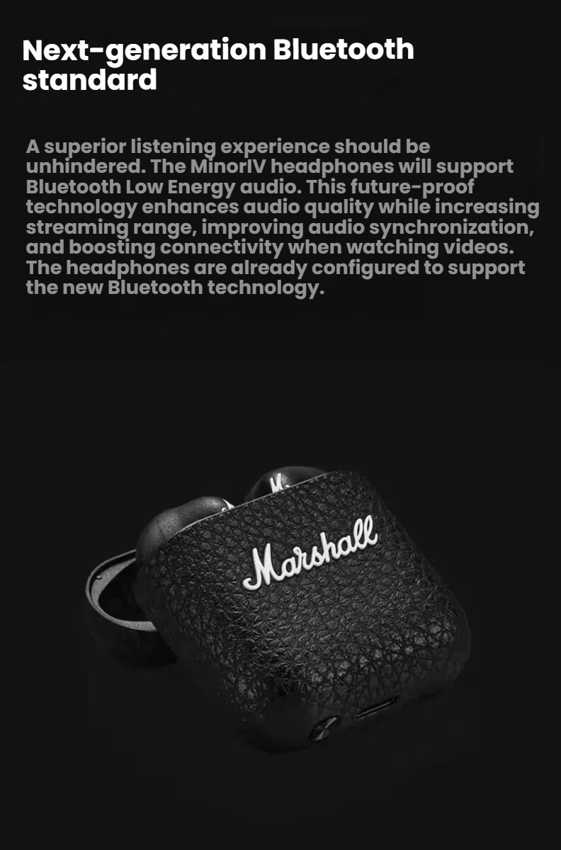Marshall Minor IV 90 percent post-consumer recycled plastic sustainability