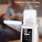 Kangaroo Fitness 6-in-1 bottle warmer with accurate digital temperature control—supports milk warming, defrosting, food heating, sterilizing, lighting, and fast mode for busy parents.