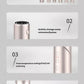 Feature diagram of 6-in-1 Ultra Styler highlighting: multiple interchangeable styling heads, quick comb connector, three temperature settings with hot/cold switch, and dense air intake design for powerful airflow.