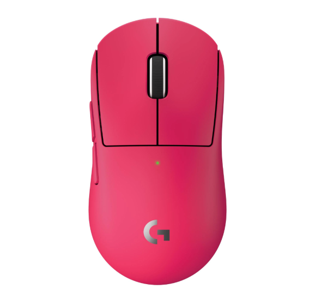 Logitech G PRO X SUPERLIGHT 2c gaming mouse in pink esports symmetrical shape