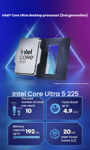 Intel Core Ultra 5 225 processor specifications graphic