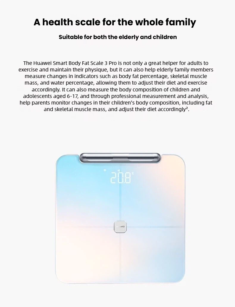 HUAWEI Scale 3 Pro family smart scale feature image