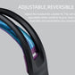Focus on the G535’s elastic suspension headband, illustrating its adjustability, reversible design, and washable fabric for lasting comfort.