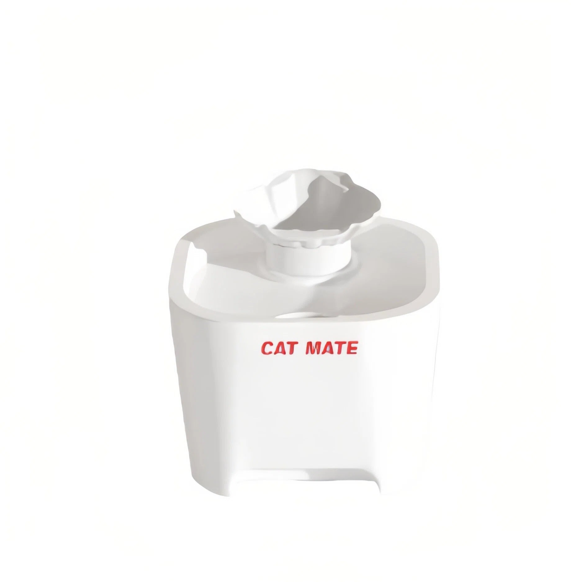 Cat Mate gray water fountain for cats and small dogs — durable, BPA-free plastic construction with quiet operation and effective filtration