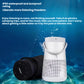 The Bose SoundLink Revolve+ II speakers shown in a water-themed environment to highlight their IP55 waterproof and dustproof rating, making them perfect for picnics, camping, and poolside use.