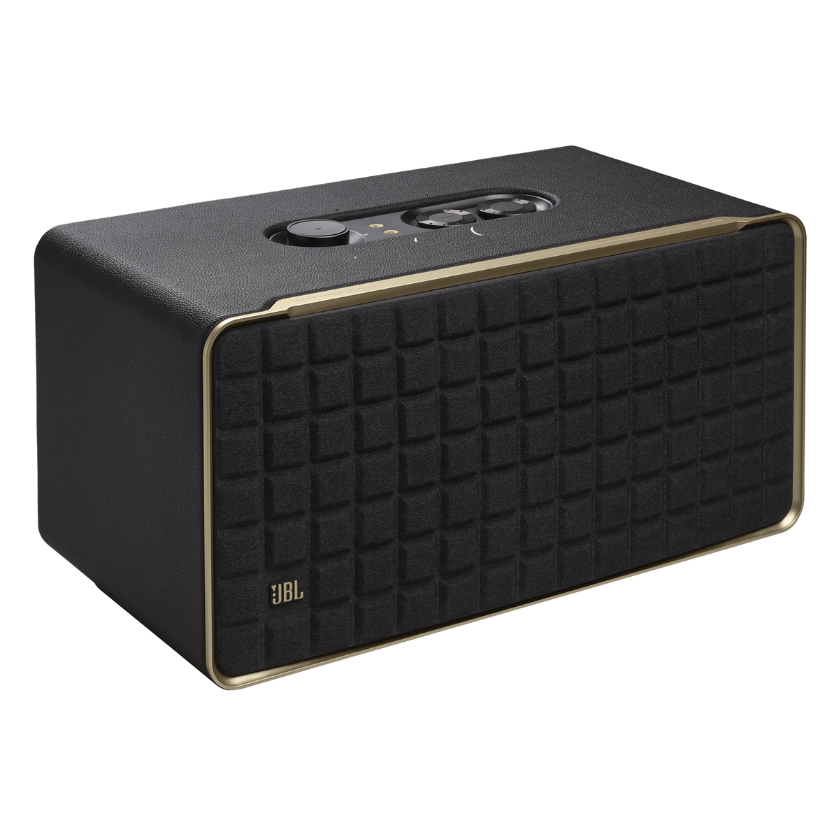 Official JBL Authentics 500 Black Wi-Fi home speaker front view