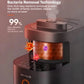 An illustration of the Joyoung Y3 blender's heat drying function, which provides a 99% high-efficiency bacteria removal rate for a hygienic and safe appliance.