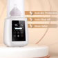 Kangaroo Fitness bottle warmer using 100°C high-temperature steam to sterilize bottles, nipples, and accessories—kills 99.99% of bacteria for safer feeding.