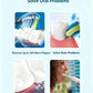 A visual guide to the oral health benefits of using the Philips Sonicare DiamondClean 9000, which includes removing up to 10x more plaque, solving stain problems, preventing gum issues, and ensuring fresh breath.