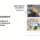 Kodak Mini 2 Retro printer shown slipping into pocket and placed on desk with printed photos. Lightweight, portable, and perfect for travel, school, or daily life—print anytime, anywhere.