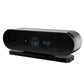 Three-quarter view of the Logitech 4K Pro Magnetic Webcam highlighting its sleek aluminum body and integrated magnetic stand.