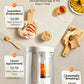  A step-by-step visual guide of the SUPOR blender's 12-hour smart appointment feature. It shows adding ingredients in advance, setting the timer via the control panel, and the blender automatically preparing rice porridge at the scheduled time.