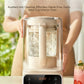 The SUPOR blender is shown during its hot steam cleaning cycle, which effortlessly and hygienically cleans the interior of the blending cup, making cleanup hands-free and easy.