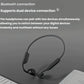 Shokz OpenMove open-ear headphones placed between two smartphones, showcasing dual device connection feature for switching between phone and tablet effortlessly.