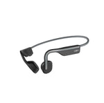 Shokz OpenMove black wireless open-ear headphones with sleek design, bone conduction technology, and lightweight build for comfortable daily wear.