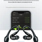 Shure AONIC 215 Gen 2 earbuds paired with smartphone showing ShurePlusMPLAY app interface — customize EQ settings, monitor battery level, and adjust ambient modes.
