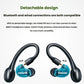 Shure AONIC 215 Gen 2 earbuds with detachable MMCX cable connection — switch freely between Bluetooth wireless and wired modes for maximum versatility.