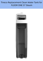 Tineco FLOOR ONE S7 Steam Replacement Clean Water Tank – Black Transparent Reservoir with White Top for Auto-Mopping Robot Mop