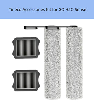 Tineco GO H2O Sense Accessories Kit – Includes 2 Grey Microfiber Mopping Pads and 2 HEPA Filters
