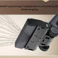Underside view of the UWANT D700 Pro highlighting the D-shaped roller brush that prevents hair and bristle tangling for maintenance-free operation.

