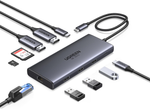 UGREEN Revodok Pro 210 10-in-1 USB-C dock and connected ports