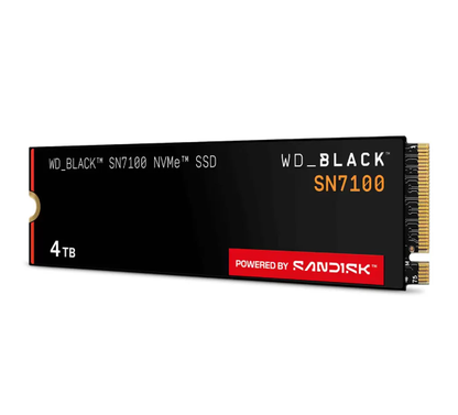 WD Black SN7100 4TB PCIe 4.0 NVMe M.2 SSD - WDS400T4X0E