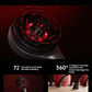 Breo S3 scalp massager 72 rounded comb teeth for a 360 degree kneading massage