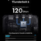 Anker Prime TB5 graphic illustrating up to 120Gbps data transfer