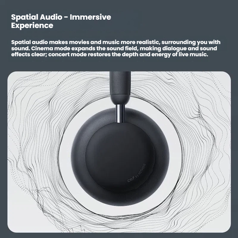 CMF Headphone Pro custom 40mm dynamic driver detail