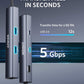 Anker 543 hub USB-C and USB-A data connections