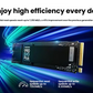 Samsung 990 EVO Plus 2TB PCIe 5.04.0 NVMe M.2 2280 SSD - MZ-V9S2T0BW