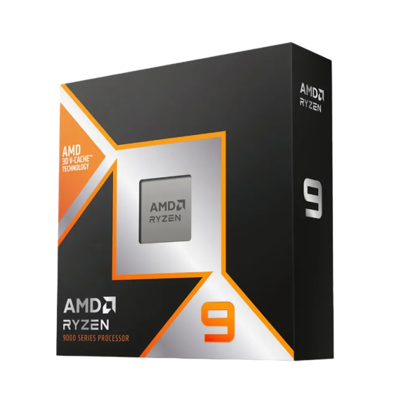 AMD Ryzen 9 9950X3D retail CPU box image