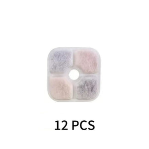 Twelve Catit PIXI Triple Action fountain filter cartridges