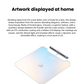 HUAWEI Scale 3 Pro white smart scale displayed at home