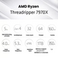 AMD Ryzen Threadripper 7970X 32 Core 64 Thread up to 5.3GHz sTR5 Unlocked CPU Processor
