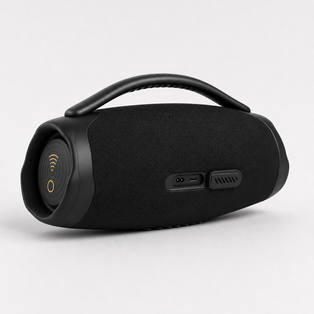 JBL Boombox 3 Wi-Fi speaker rear ports and power bank output