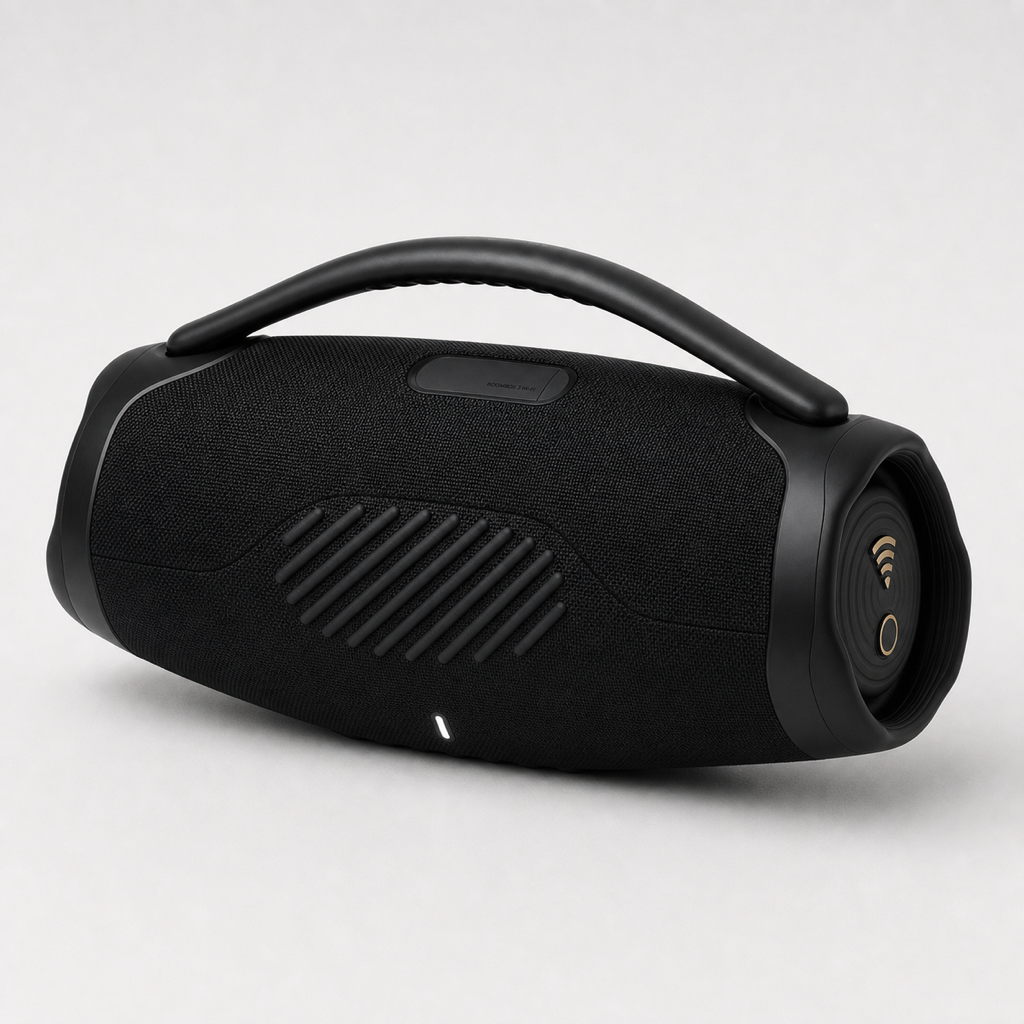 JBL Boombox 3 Wi-Fi speaker rear view
