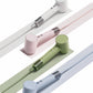  All available stylish color options for the Laifen Mini travel hair dryer: White, Pink, Green, and Blue, displayed in a row.