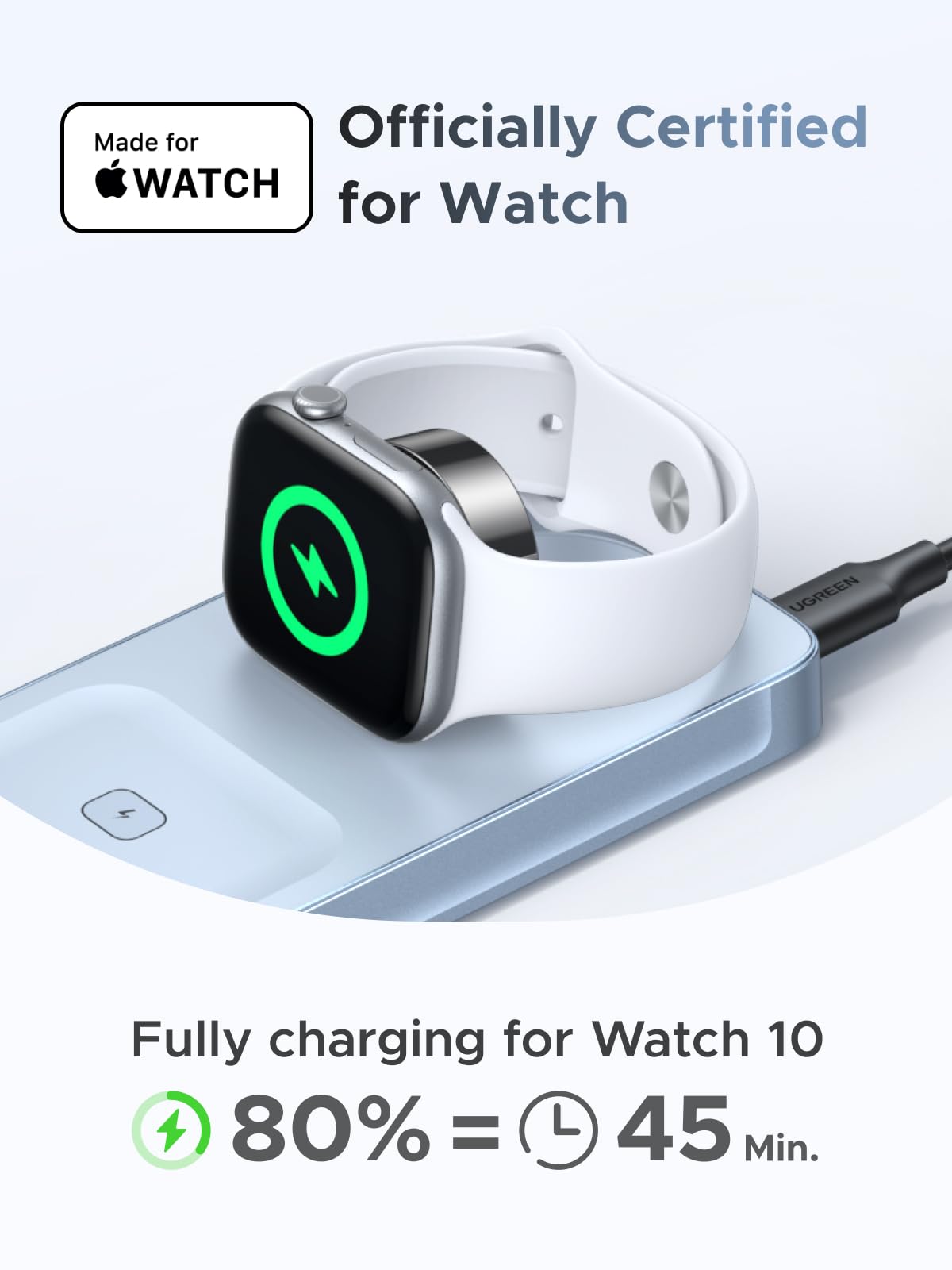 UGREEN MagFlow 55965 Qi2 25W 3-in-1 Charger product view 4